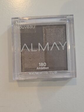 Almay Ambition 180 Eyeshadow Duo — Charcoal & Silver
